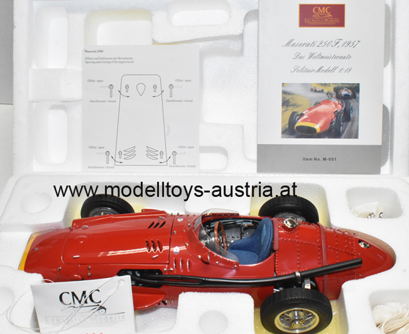 Maserati 250 F 1957 rot 1:18 CMC