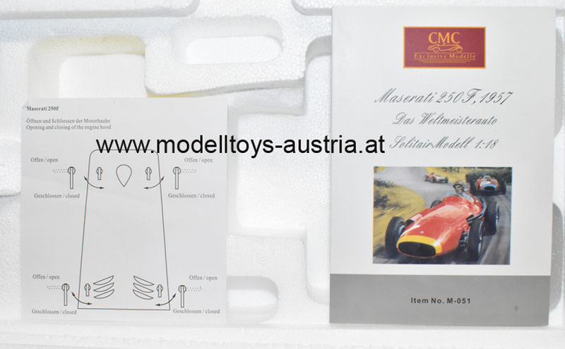 Maserati 250 F 1957 rot 1:18 CMC