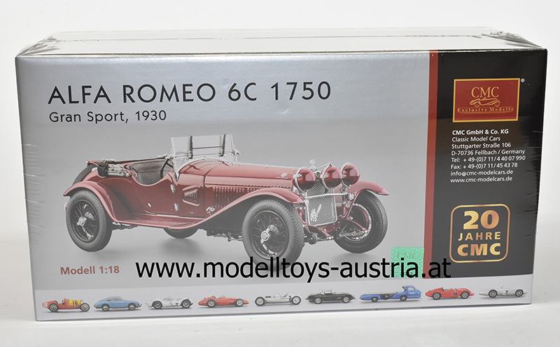 Alfa Romeo 6C 1750 Gran Sport 1930 rot 1:18 CMC