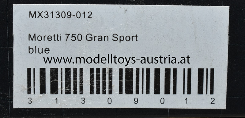 Moretti 750 Grand Sport 1954 hell blau metallik / dunkel blau metallik 1:43