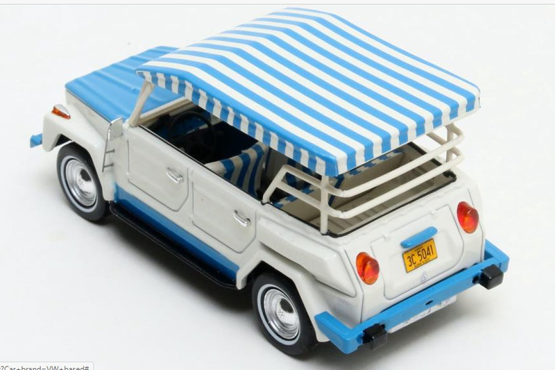 VW 181 Kübelwagen THE THING Hawai Edition weiss / blau 1:43
