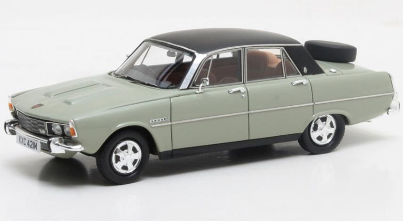 Rover 3500 P6b grün / schwarz 1:43