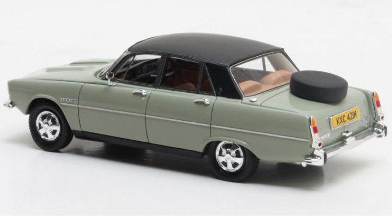 Rover 3500 P6b grün / schwarz 1:43