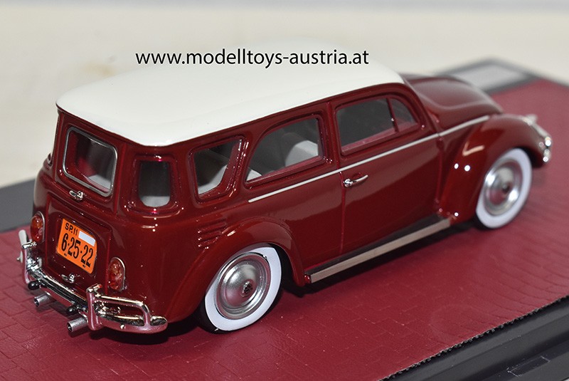 VW Fusca SW Prototype Kombi Break 1962 rot 1:43