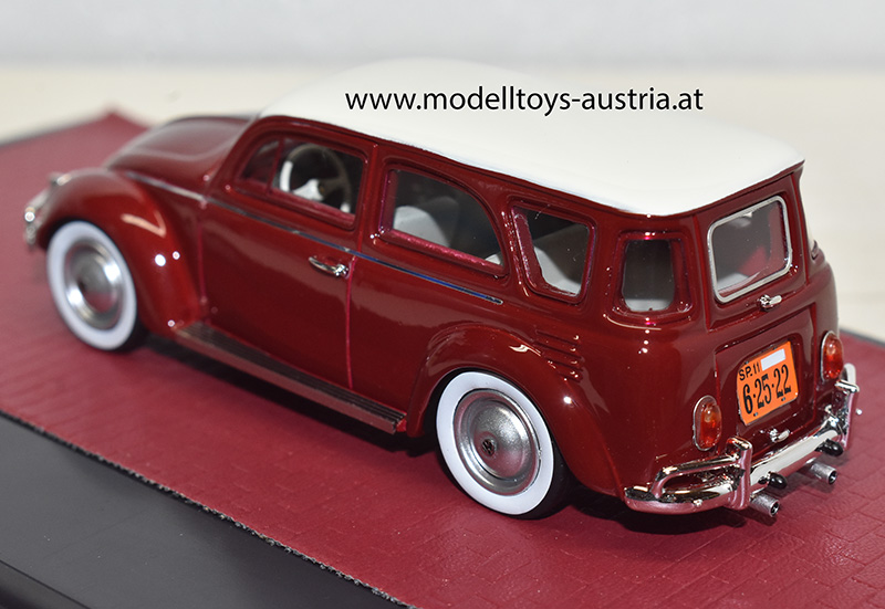 VW Fusca SW Prototype Kombi Break 1962 rot 1:43