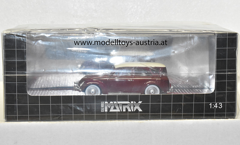 VW Fusca SW Prototype Kombi Break 1962 rot 1:43
