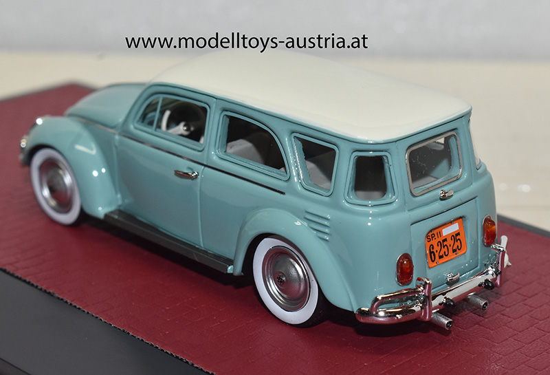 VW Fusca SW Prototype Kombi Break 1962 türkis 1:43