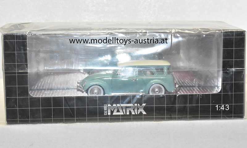 VW Fusca SW Prototype Kombi Break 1962 türkis 1:43