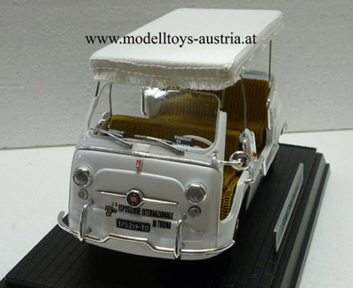 Fiat 600 D Mulipla Jolly Cabrio weiss 1:18