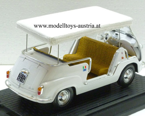 Fiat 600 D Mulipla Jolly Cabrio weiss 1:18