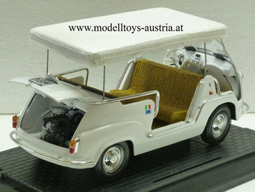Fiat 600 D Mulipla Jolly Cabrio weiss 1:18