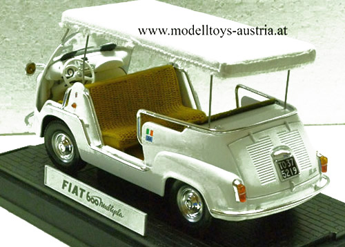 Fiat 600 D Mulipla Jolly Cabrio weiss 1:18