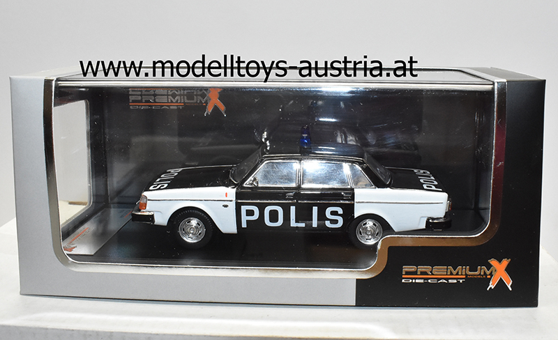 Volvo 244 1978 Limousine Polizei Schweden 1:43