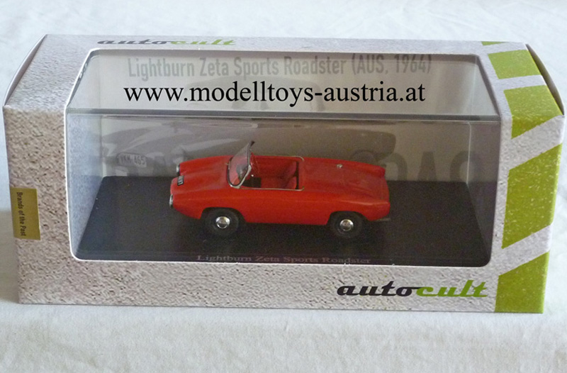 Lightburn Zeta Sports Roadster Cabrio 1961 rot 1:43