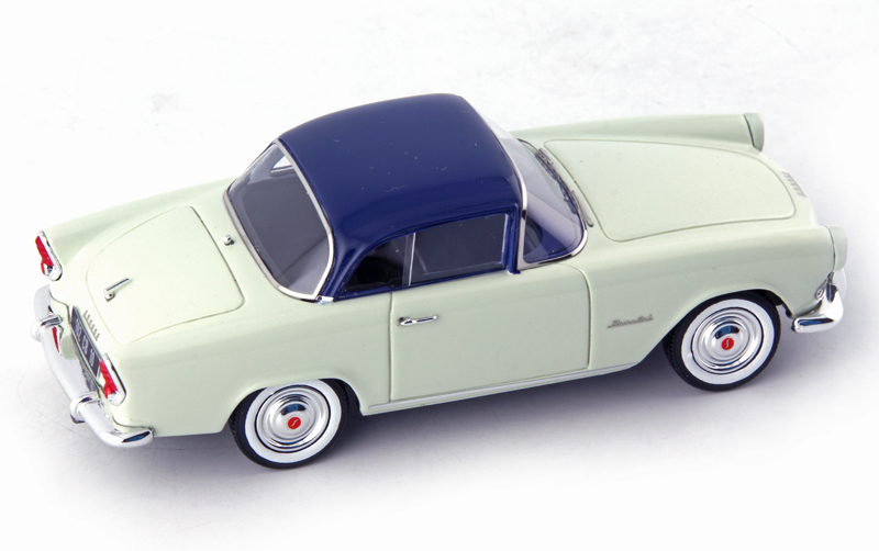 Simca Aronde Plein Ciel 1957 hell grün mit blauem Dach 1:43