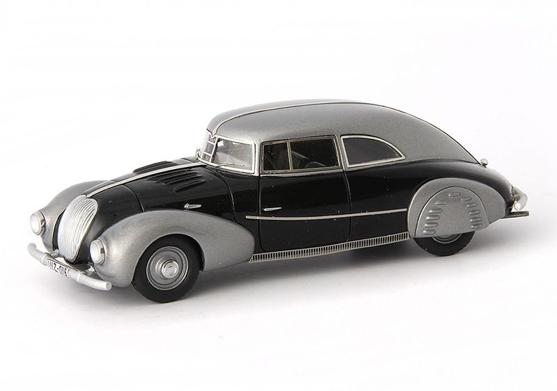 Maybach SW35 Stromlinien Coupe 1935 silber / schwarz 1:43