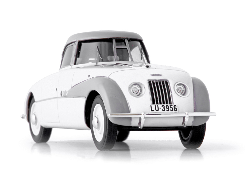 Audi Front UW 8/40 PS Jaray 1934 weiss / grau 1:43