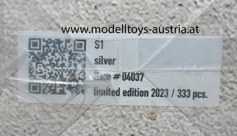 BMW S1 1949 silber metallik 1:43