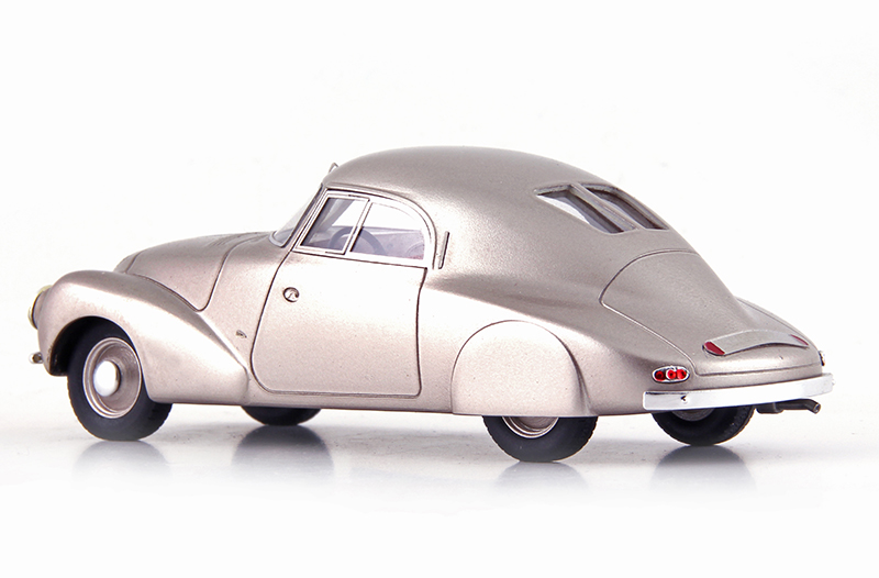 BMW 326 Streamliner Wendler Coupe 1936 silber metallik 1:43