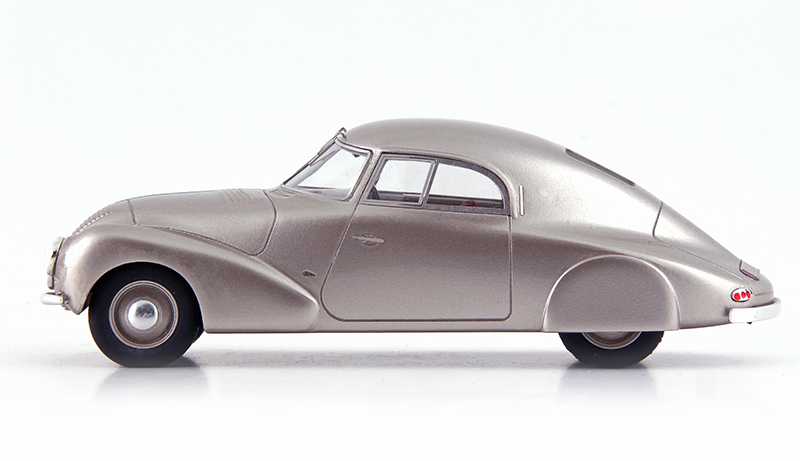BMW 326 Streamliner Wendler Coupe 1936 silber metallik 1:43