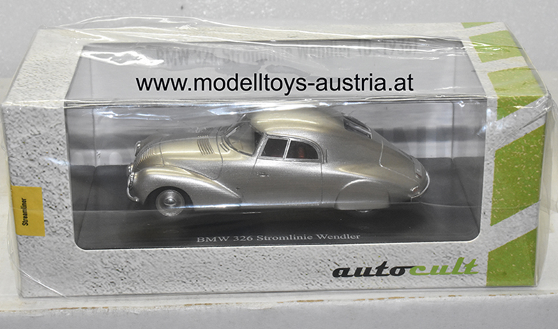 BMW 326 Streamliner Wendler Coupe 1936 silber metallik 1:43