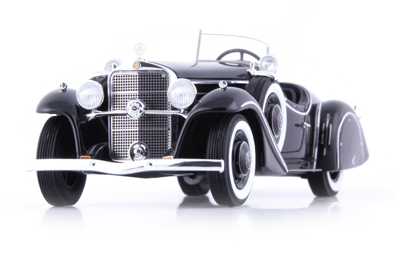 Mercedes Benz 290 Roadster Cabrio Amilcar 1933 schwarz 1:43