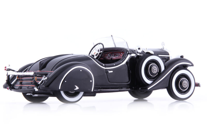 Mercedes Benz 290 Roadster Cabrio Amilcar 1933 schwarz 1:43