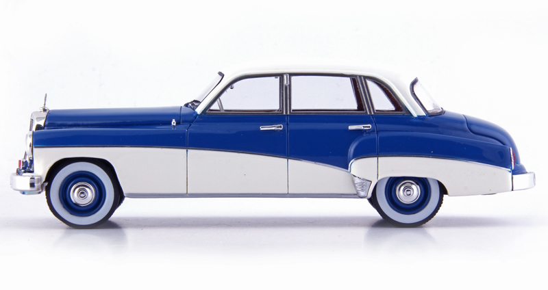 Wartburg Mercedes 170V Limousine 1956 blau mit weissem Dach 1:43