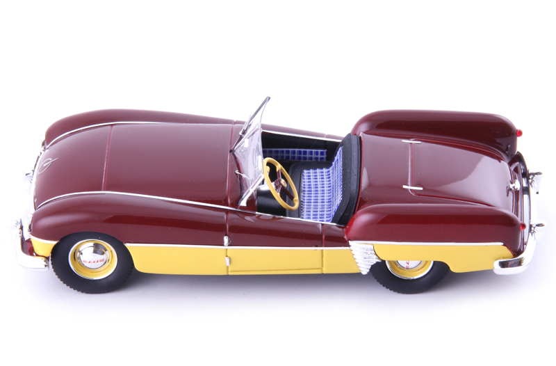 Babich Leningrad Cabrio 1956 dunkelrot / gelb 1:43