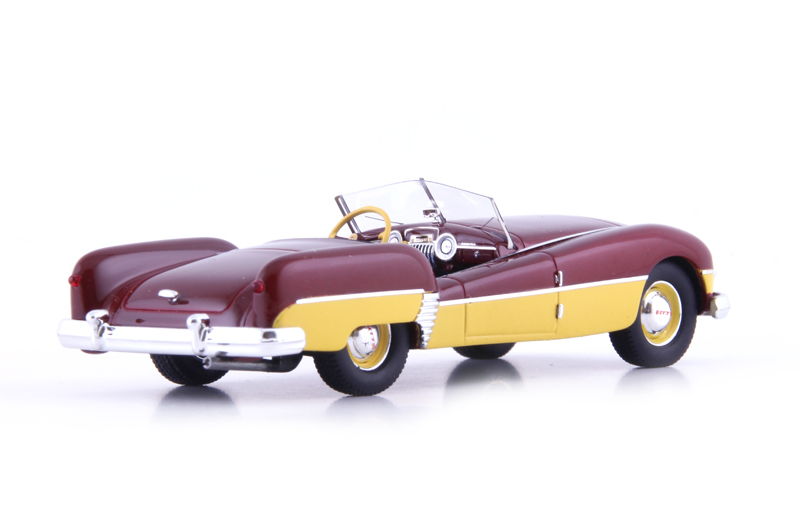 Babich Leningrad Cabrio 1956 dunkelrot / gelb 1:43