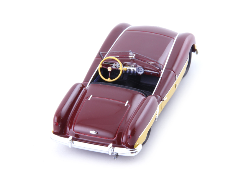 Babich Leningrad Cabrio 1956 dunkelrot / gelb 1:43