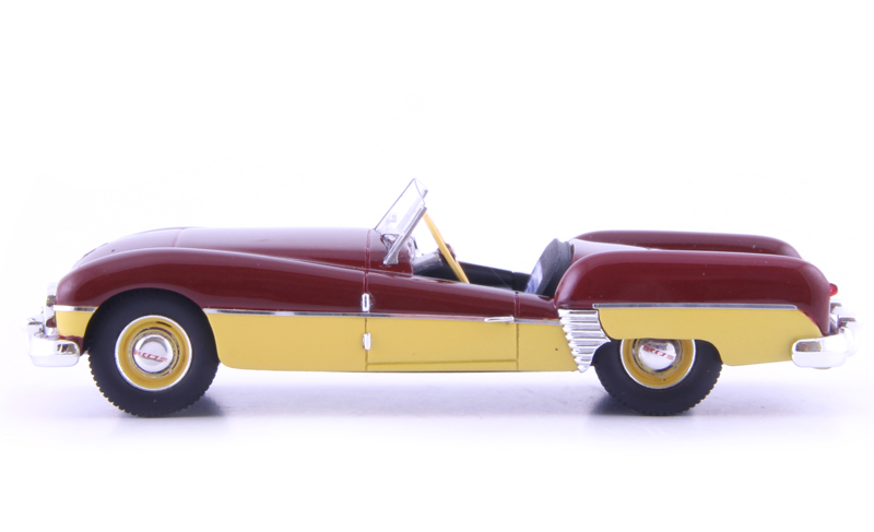 Babich Leningrad Cabrio 1956 dunkelrot / gelb 1:43