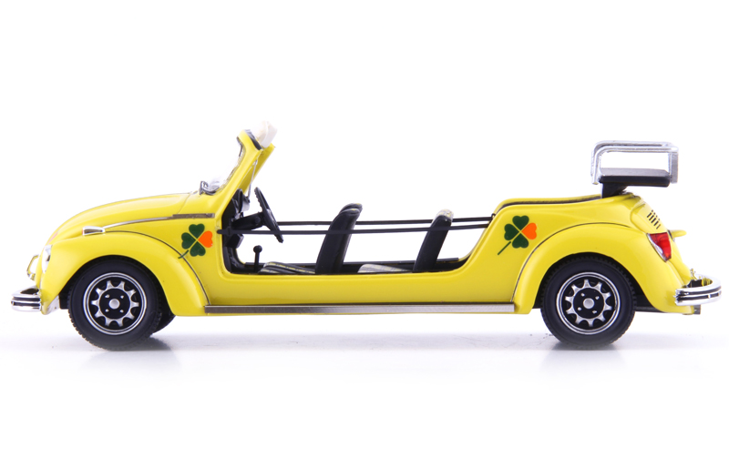 VW Käfer Cabrio MAXIKÄFER Stretchlimousine 1973 gelb 1:43