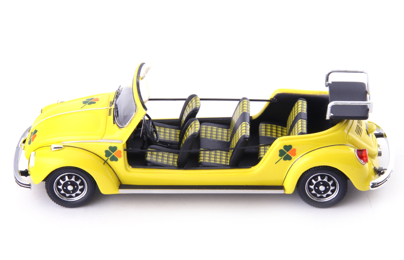 VW Käfer Cabrio MAXIKÄFER Stretchlimousine 1973 gelb 1:43
