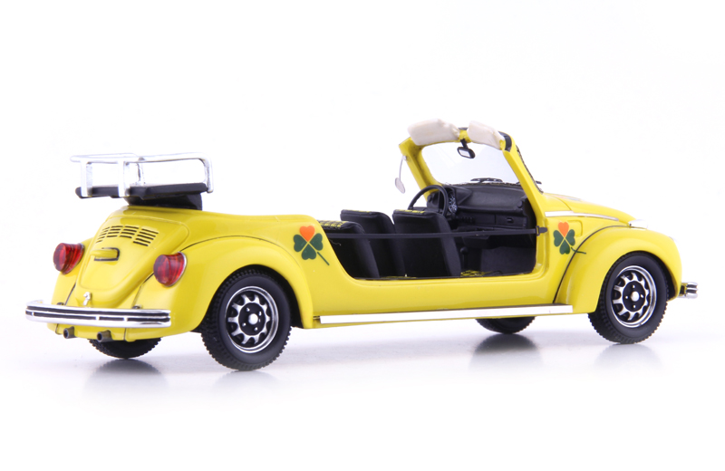 VW Käfer Cabrio MAXIKÄFER Stretchlimousine 1973 gelb 1:43