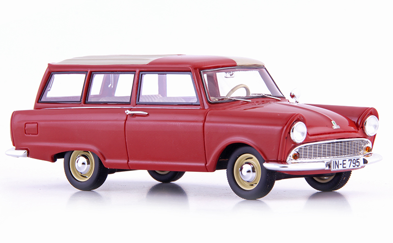 DKW F11 Universal Kombi Break 1961 rot 1:43