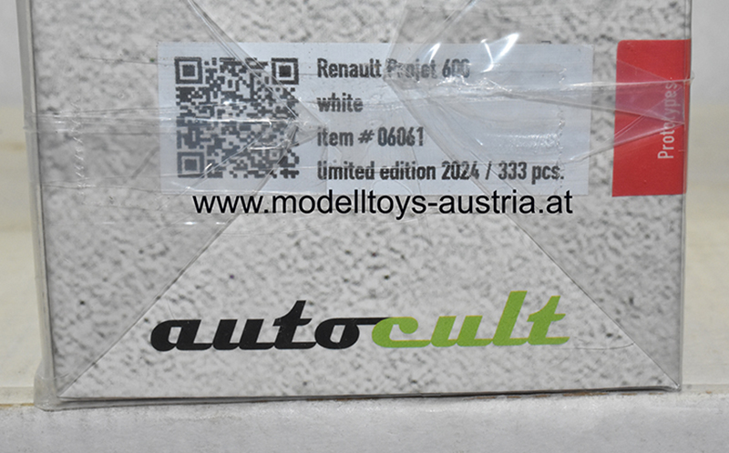 Renault Projet 600 1957 weiss 1:43