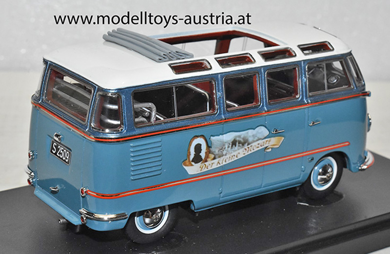 VW T1 KOHLRUSS Samba Der kleine Mozart 1955 weiss / blau 1:43