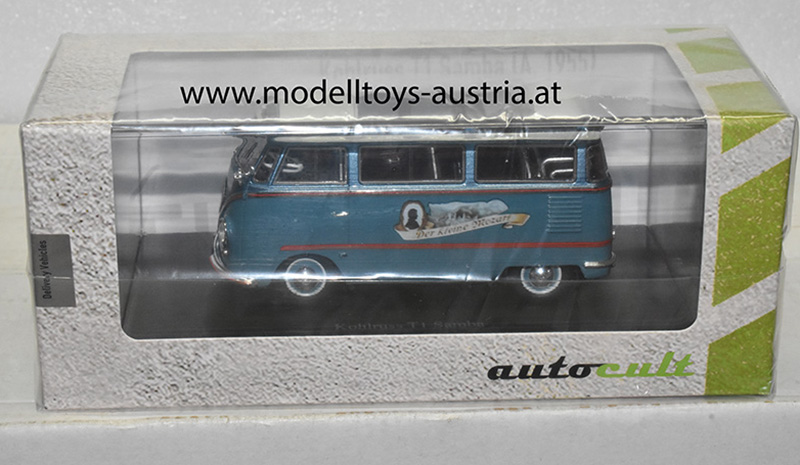VW T1 KOHLRUSS Samba Der kleine Mozart 1955 weiss / blau 1:43