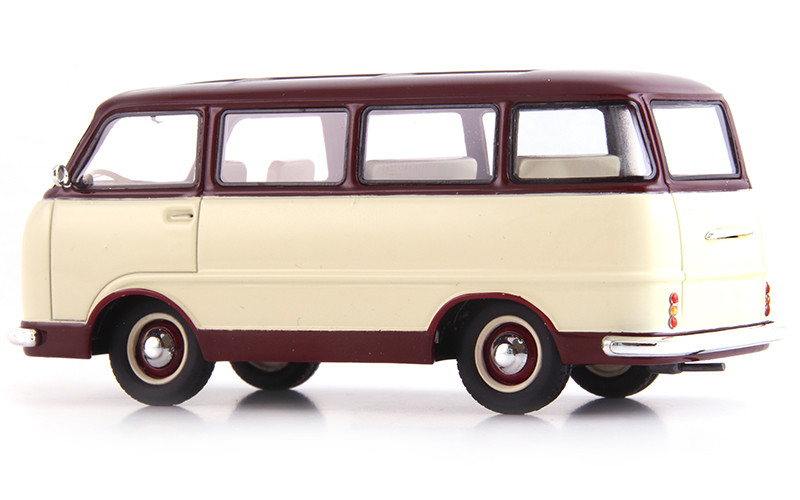 Skoda 979-I BUS Prototype 1956 ivory / dunkel rot 1:43