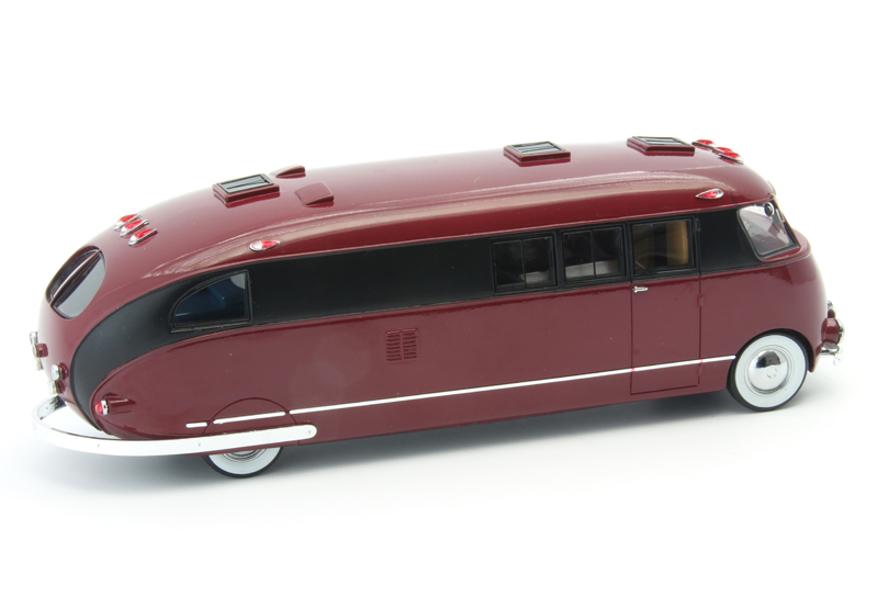 Johnson Wax House Car 1939 rot 1:43 Wohnmobil