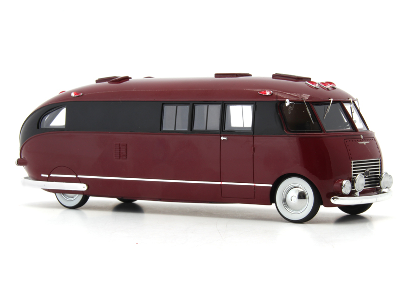 Johnson Wax House Car 1939 rot 1:43 Wohnmobil