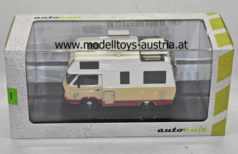 VW T3 Bus Karmann GIPSY Wohnmobil Camper Caravan 1982 1:43
