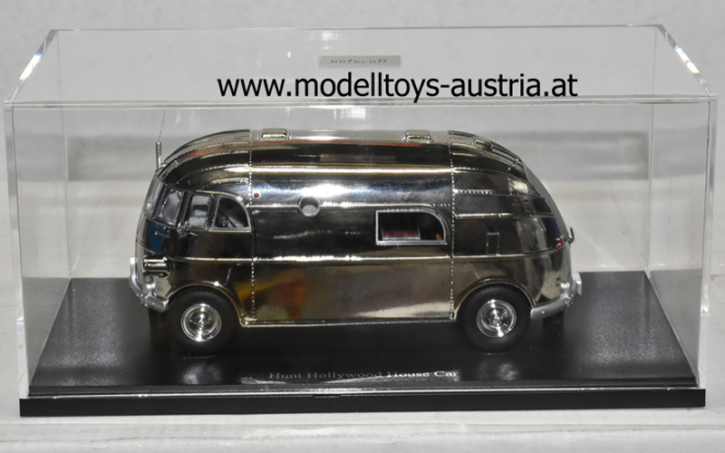 Hunt Hollywood House Car 1940 silber metallik 1:43 Wohnmobil