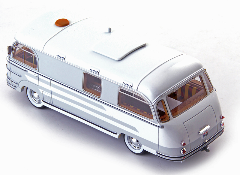 Porsche Tempo Mikafa Sport Camper 1955 grau / weiss 1:43