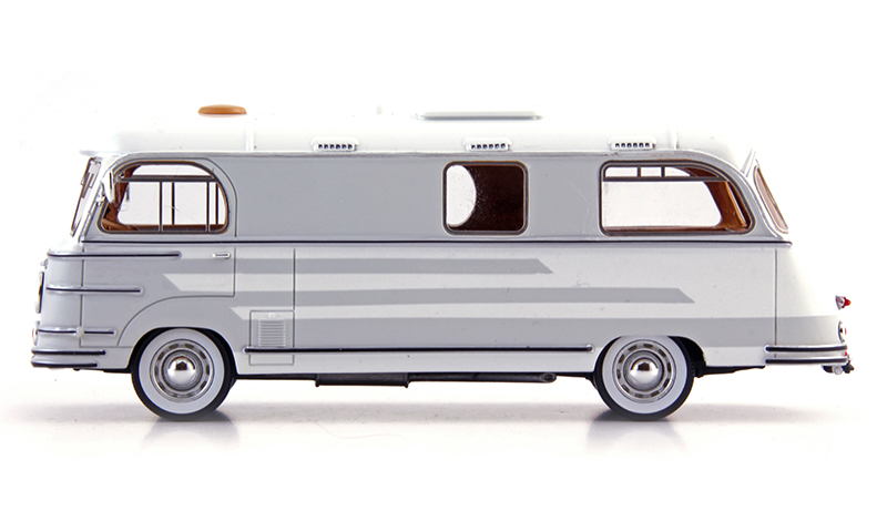 Porsche Tempo Mikafa Sport Camper 1955 grau / weiss 1:43