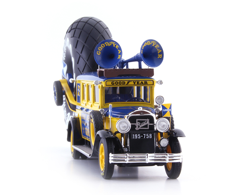 Buick Goodyear Airwheel Promotion Bus 1930 blau / gelb 1:43