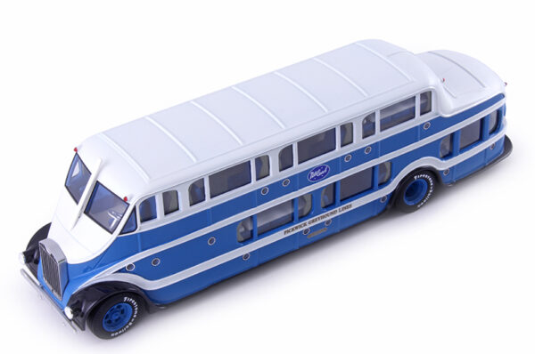 Pickwick Nite Coach Bus 1930 Pacific Greyhound Linie blau / weiss 1:43