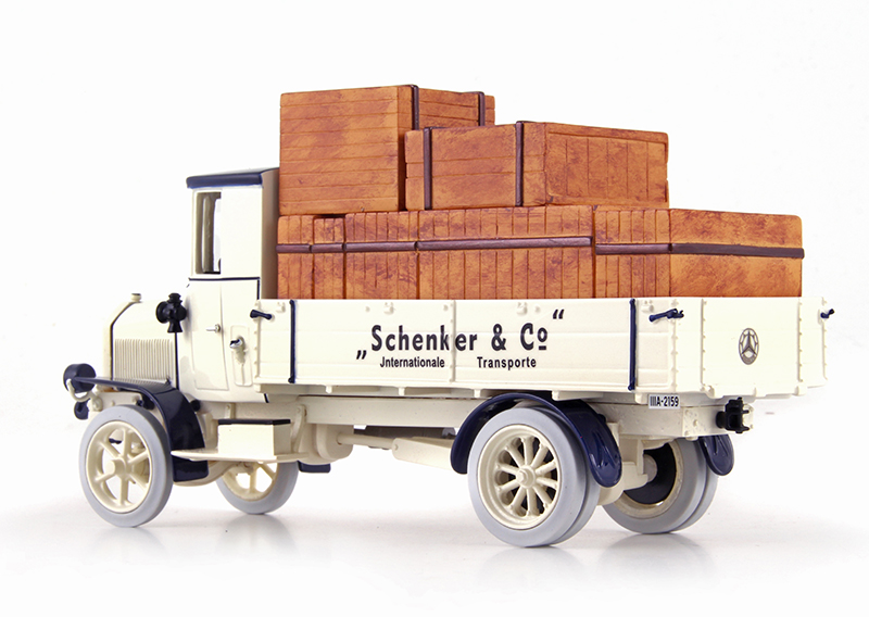 Daimler Marienfelde DR 4-5 dz LKW 1917 SCHENKER mit Ladung 1:43