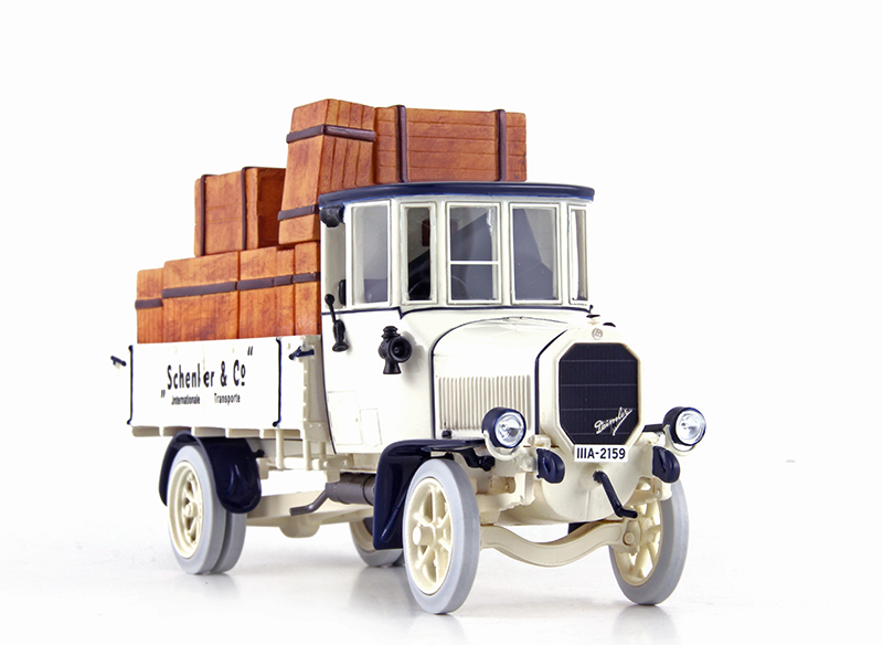 Daimler Marienfelde DR 4-5 dz LKW 1917 SCHENKER mit Ladung 1:43